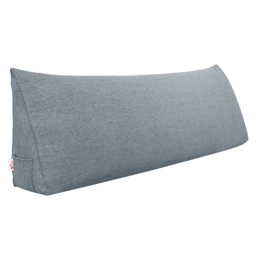 WOWMAX Linen Blend Headboard Wedge Pillow