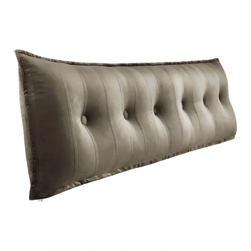 Velvet Button Tufts Body Pillow