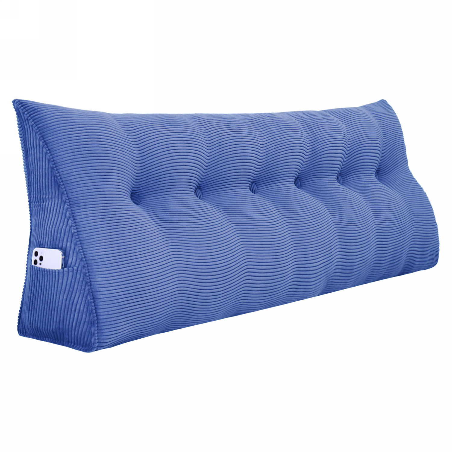 Headboard Pillow Corduroy Long Backrest Cushion King Headboard